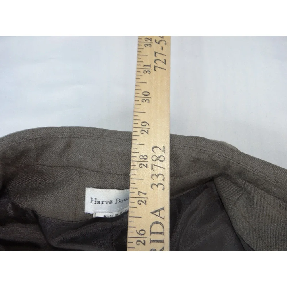 Stafford Mens Brown Pinstripe Two Button Blazer Sport Coat Jacket Regular 3912